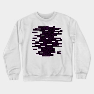 Glitches in the Void, Purple Crewneck Sweatshirt